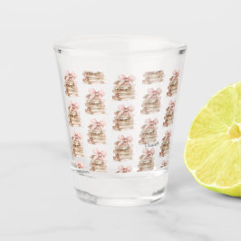 Copo De Shot New Chapter Pink Bow Stripes