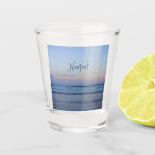 Copo De Shot Newport Beach California Ocean Sunrise Azul