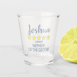 Copo De Shot Noiva & Corte de Honra 5 Estrelas Sobrinho do Noiv
