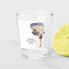 Copo De Shot Noiva de Cabelo Vermelho de Las Vegas 