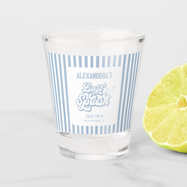 Copo De Shot Noiva do Último Salto Azul (Frente)