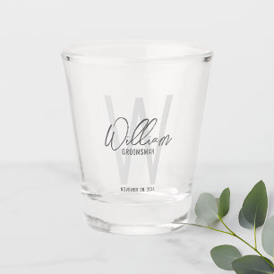 Copo De Shot Nome do Padrinho de casamento Personalizado do Scr
