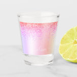Copo De Shot Nome Monograma de Metal Brilho Pastel Arco-íris Fe<br><div class="desc">Copo de Shot com Nome Monograma de Metal Brilhante com Brilho Pastel Arco-íris e Efeito de Folha Metálica. Este é o presente perfeito para formatura, aniversário de 16 anos, casamento, despedida de solteira, chá de noiva, aniversário de casamento, chá de bebê ou festa de solteira para alguém que ama luxo...</div>