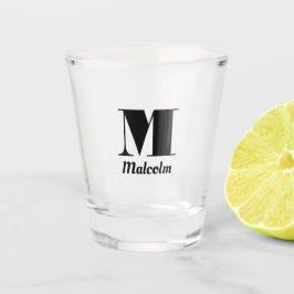 Copo De Shot Nome Padrinho de casamento de Casamentos Monograma