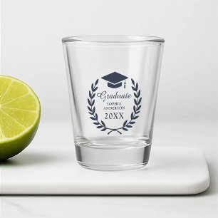 Copo De Shot Nome Personalizado Marinho Parte Formando Azul Pre
