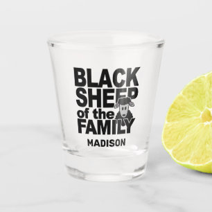 Copo De Shot Nome personalizado "Ovelha Negra"