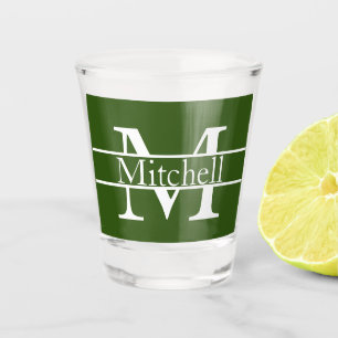 Copo De Shot Nome Simples Monograma Personalizado