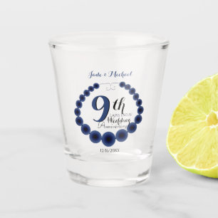 Copo De Shot Nono aniversário de casamento Lapis Lazuli