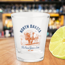 Copo De Shot North Dakota The Peace Garden State Bison