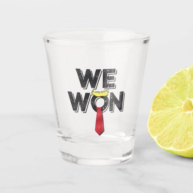 Copo De Shot Nós Ganhamos Donald Trump 2024 (Frente)