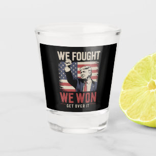 Copo De Shot Nós Lutamos Nós Vencemos Supere Isso Trump 47º Pre