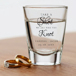 Copo De Shot Nós nos casamos, então dê um gole Favor de casamen