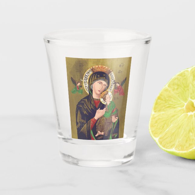 Copo De Shot Nossa Senhora da Ajuda Perpétua (Frente)