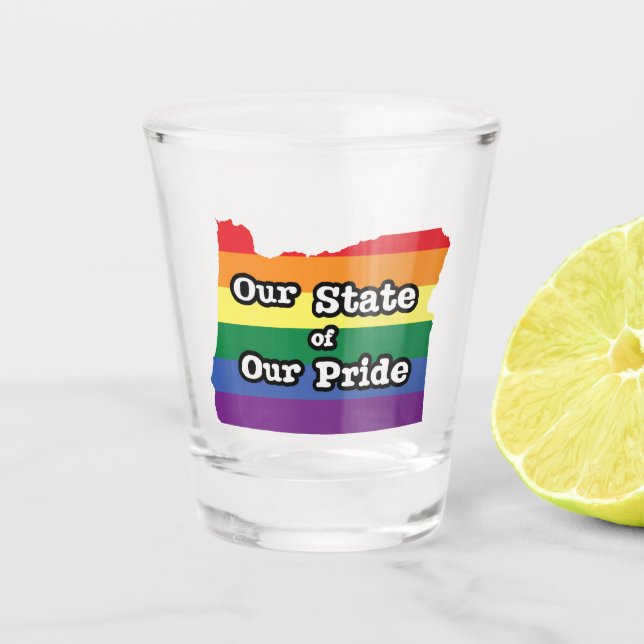 Copo De Shot Nosso Estado de Orgulho| Oregon (Frente)