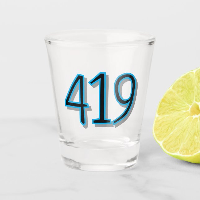 Copo De Shot O 419 - Toledo, Ohio (Frente)