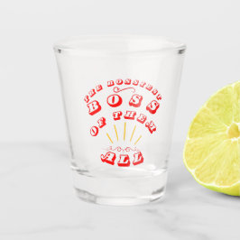 Copo De Shot O Chefe Mais Alto De Todos Eles