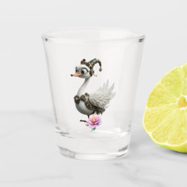 Copo De Shot O Cisne Curioso de Relógio.