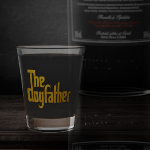 Copo De Shot O Dogfather - Presente do Dia dos Pais para o pai