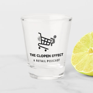 Copo De Shot O efeito de fechamento