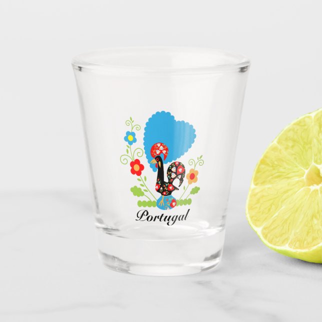 Copo De Shot O Galo Português (Frente)