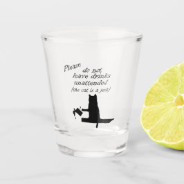 Copo De Shot O Gato é um Idiota