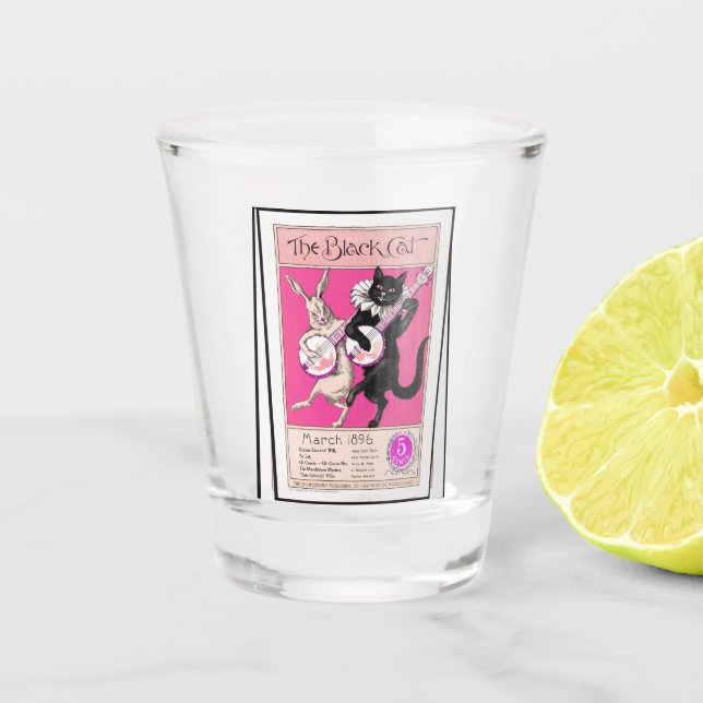 Copo De Shot O Gato Negro (Frente)