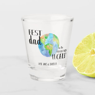 Copo De Shot O melhor Pai do mundo inteiro personalizado