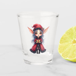 Copo De Shot O Pequeno Mensageiro de Natal. 