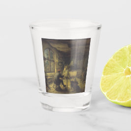 Copo De Shot O Pintor em seu Workshop (Estúdio de Artistas)