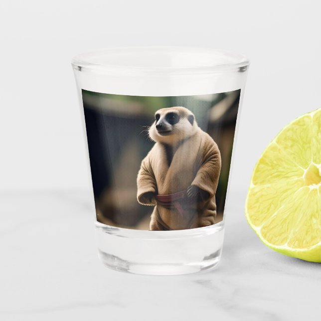Copo De Shot O poderoso Meerkat: Sumo Showdown, (Frente)