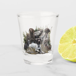 Copo De Shot O ponteiro alemão Shorthired ou Deutsch Kurzhaar
