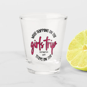 Copo De Shot O que acontece na Viagem Engraçado das Meninas