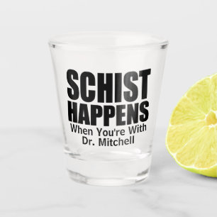 Copo De Shot O Schist acontece geólogo customizável