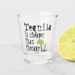 Copo De Shot O Tequila é mais barato do que a terapia