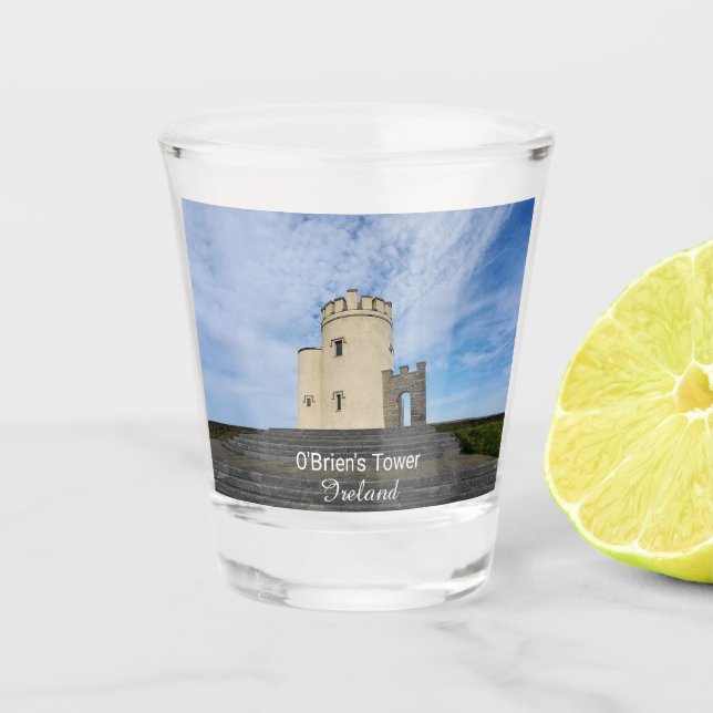 Copo De Shot O'Brien's Tower Ireland Souvenir Shot Glass (Frente)