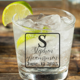 Copo De Shot Óculos de proteção monogramas personalizados para 