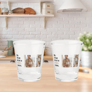 Copo De Shot Oferta de fotos e Dias de os pais felizes para a C