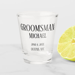 Copo De Shot Oferta de padrinho de casamento Personalizada