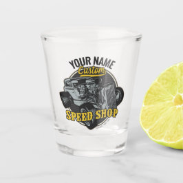 Copo De Shot Oficina de Corrida de Hot Rod Personalizada