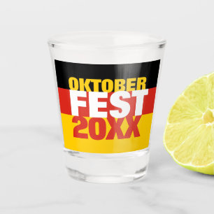 Copo De Shot Oktoberfest Octoberfest Flag Alemão