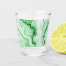 Olhar Ágata Verde Floresta Druzy 