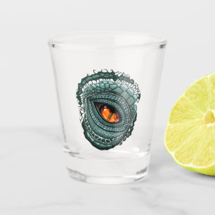 Copo De Shot Olho de Predador Réptil Primitivo