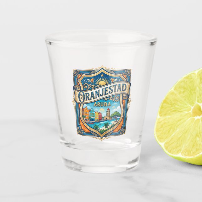 Copo De Shot Oranjestad Aruba (Frente)