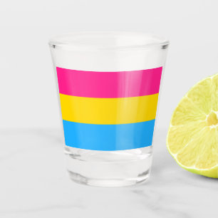 Copo De Shot Orgulho Pansexual (Bandeira Pan)