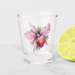 Copo De Shot Orquídea Rosa