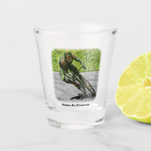 Copo De Shot Órquio Ciclista Bike Racing Fantasy Art Shot Glass