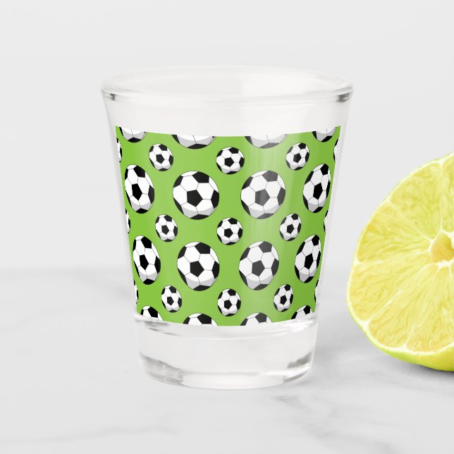 Copo De Shot Padrão de Bola de Futebol do Cartoon (Frente)