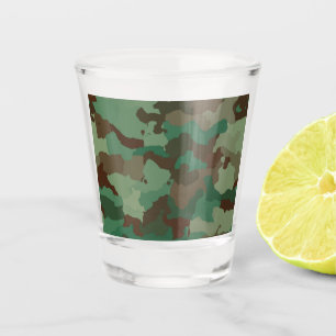 Copo De Shot Padrão de Camuflagem Militar (Forças Armadas)