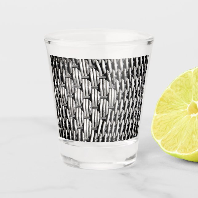 Copo De Shot Padrão de Cinza e Na moda (Frente)