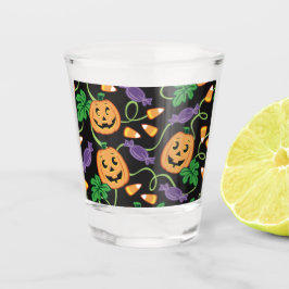 COPO DE SHOT PADRÃO DE HALLOWEEN